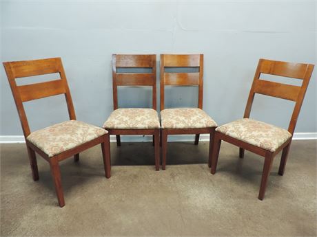Four Vintage ARHAUS Upholstered Chairs