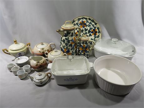 Assorted Tea Sets and Bakeware