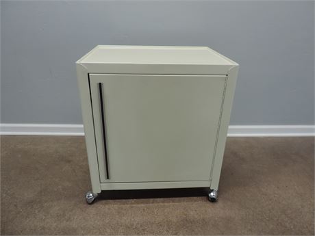 Metal Storage Cabinet on Casters