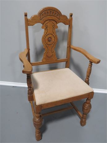 Oak Accent Chair