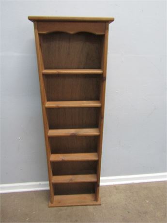 Solid Wood Tall Bookcase