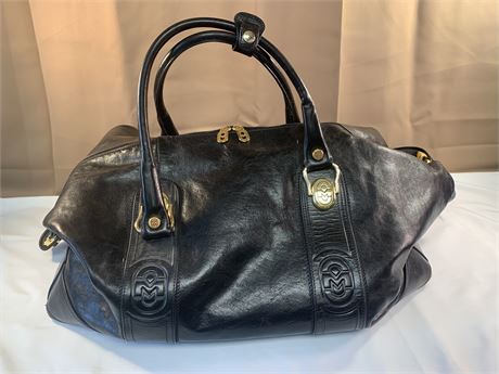 Marino ORLANDI Black Leather Bag