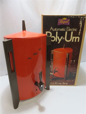 Mid-Century REGAL Poly Urn Automatic Coffee Maker