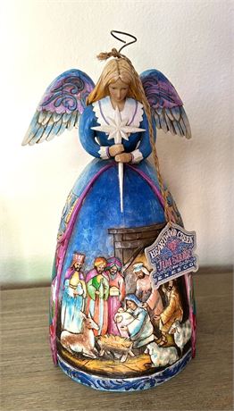 JIM SHORE Angel with Nativity Gown Figurine