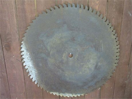 Vintage Circular Sawmill Blade