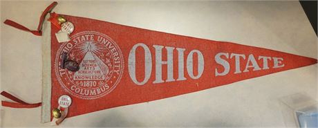 The Ohio State Buckeyes Vintage School Seal Pennant
