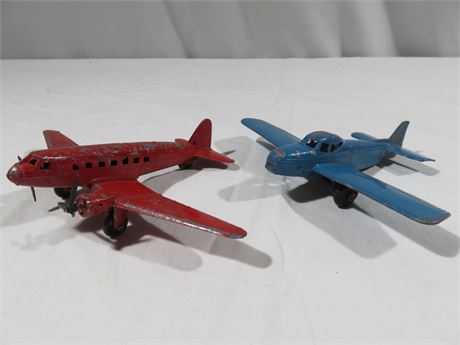 Vintage Tootsie Toy Diecast Airplanes