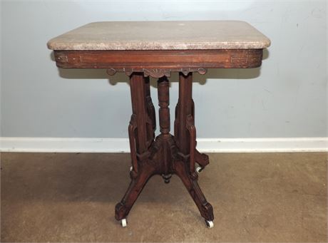 Vintage Eastlake Style Parlor Table