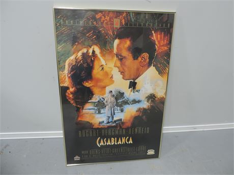 CASABLANCA / Bogart / Bergman Movie Poster
