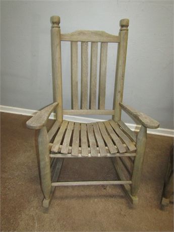 Outdoor Solid Wood Rocking Chair