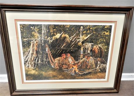 Signed Paul Calle Campfire Print (102/950)