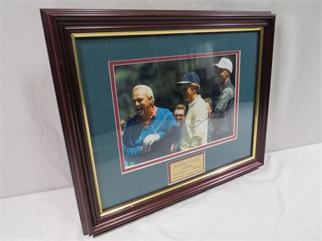 Jack Nicklaus - Arnold Palmer - Tiger Woods 1986 Masters Photo Print