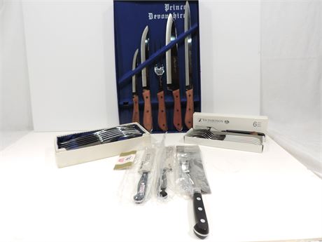 PRINCE DEVONSHIRE Knives / Victorinox Forks