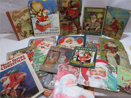 Vintage Christmas Book Lot
