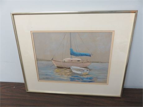PETER BERRY Signed Watercolor Print