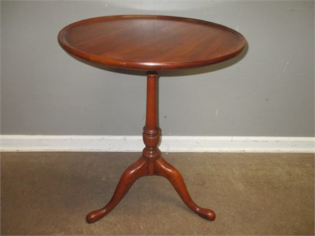 Antique Solid Wood Round Centennial Folding Table