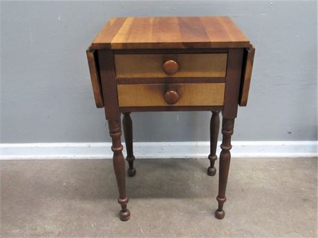 Antique Pembroke Side Table by Mckim & Cochran Furniture Co.