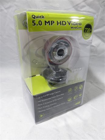 QUICK 5.0 MP/ HD Video Webcam