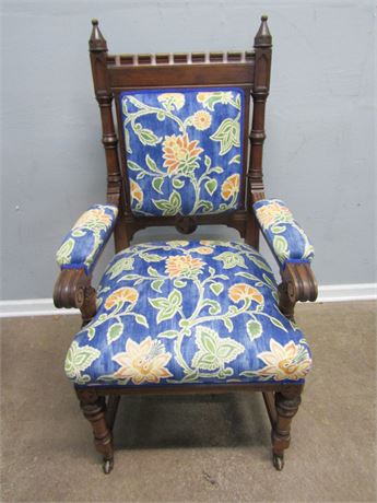 Baroque Style Throne Armchair