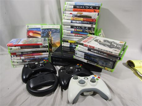 XBox Collection, Controllers and 30 Games