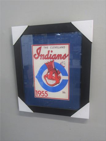 New - Framed 1955 Style American League Champs - Faux Program Cover
