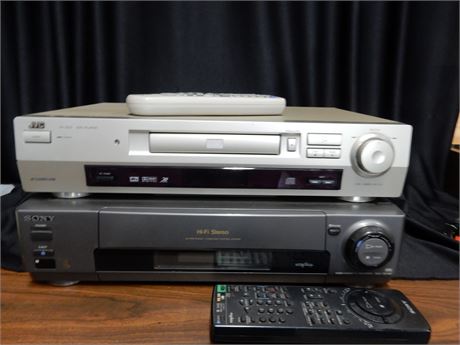 Sony Stereo and JVC DVD Player