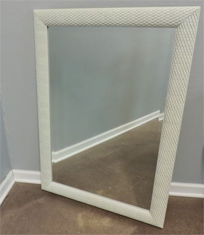 Decorative Wall Mirror with Scallop Style Frame
