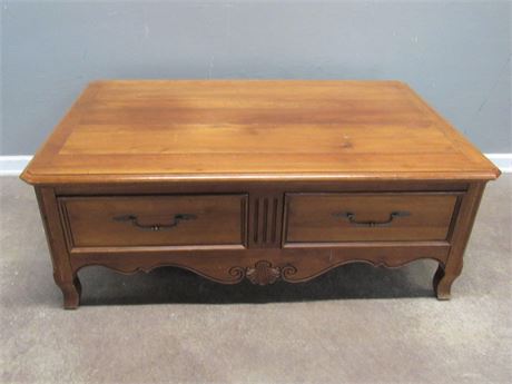 Coffee Table with 2 Dovetailed Drawers