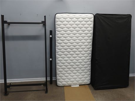 SEALY Twin Mattress & Box Spring with Frame