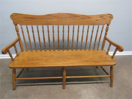 Solid Wood Bench, with Amish Styling