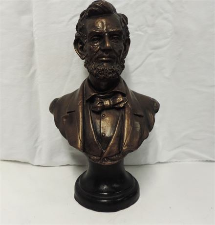Fine Art Sculpture 'President Abraham Lincoln' Bronze Style Bust