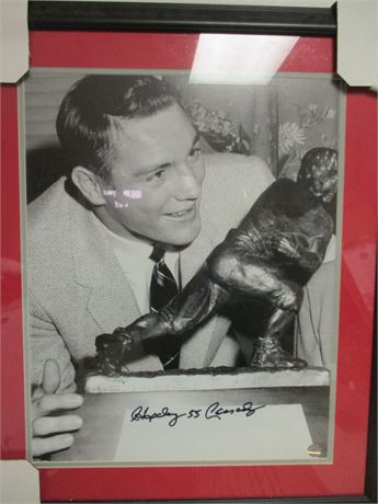Large Signed Ohio State Howard Cassidy - Heisman Trophy Winner Photo 27"x23"