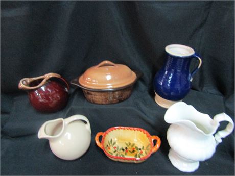 Ceramic Pitchers and Bakeware