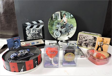 Elvis Presley on His Harley Collectible Lot