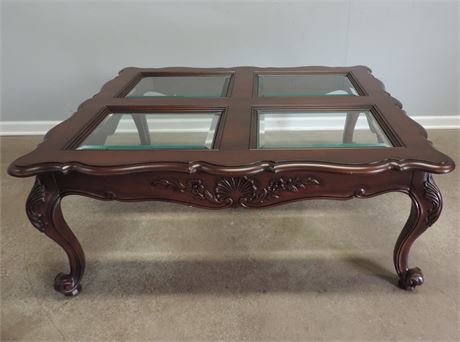 Traditional Style Wood Coffee Table