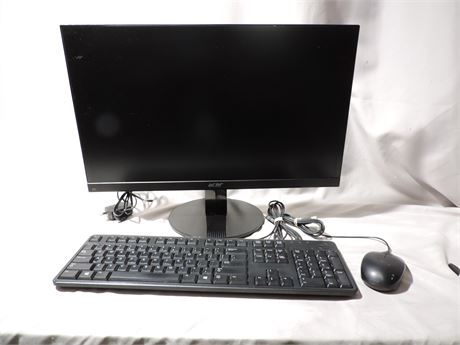 ACER LCD Monitor / Dell Keyboard / Dell Mouse