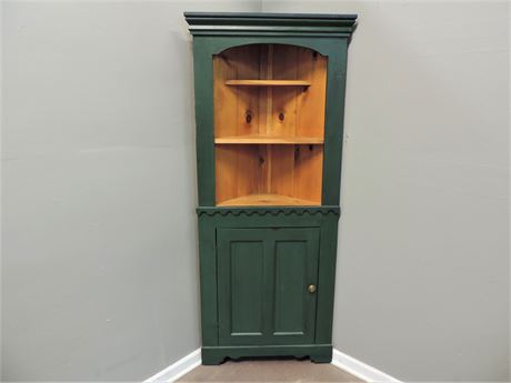 Two Piece Corner Cabinet