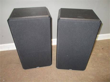 Pair of  Black Boston Acoustics HD-9 Bookshelf Speakers
