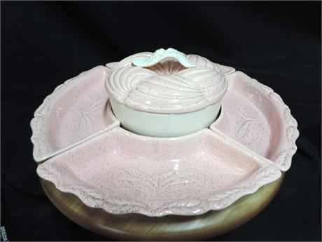 Ceramic LAZY SUSAN / Hoenig of California
