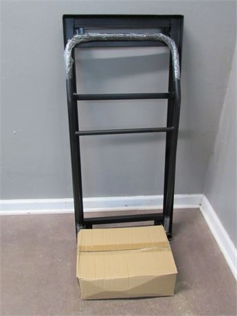 NEW - 4 Wheel Metal Cart with Handle - needs assembly