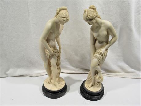 2 - A. Santini Bathing Nudes - Resin Figurines