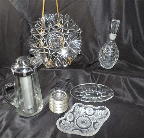 Sterling Silver Coasters / Pitcher / Decanter