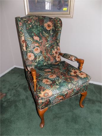 Wingback Chair & Floral Design