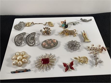 Kenneth Jay Lane Brooch Vintage Avon and More
