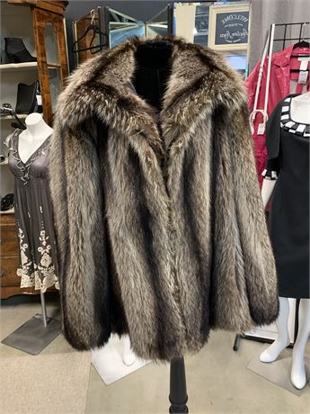 Racoon Fur Jacket