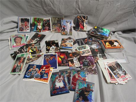Vintage Basketball Cards, Assorted Years with High Grade Jordans', Rookies Shaq