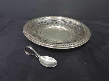 Sterling Silver Bowl and Spoon