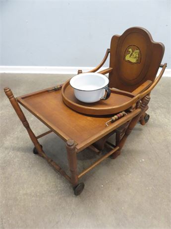 Vintage Convertible High Chair