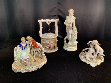 3 Collectible Figurine, Giuseppe Cappe, Germany, Italy