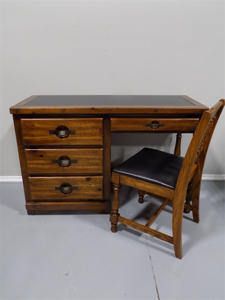Transitional Design Online Auctions Young Hinkle Desk & Chair,